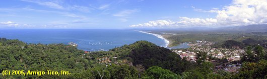 Our interactive panorama of Puerto Quepos, Costa Rica
